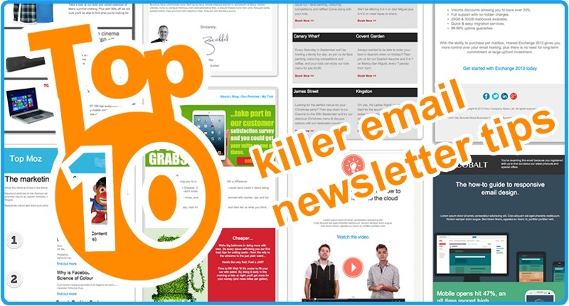 10 killer tips for a successful email newsletter