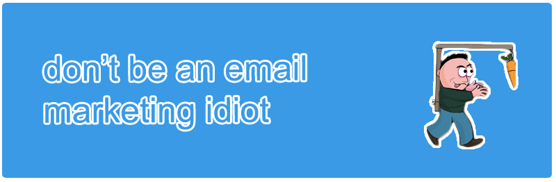 If you are not building your own email list, you’re an idiot.