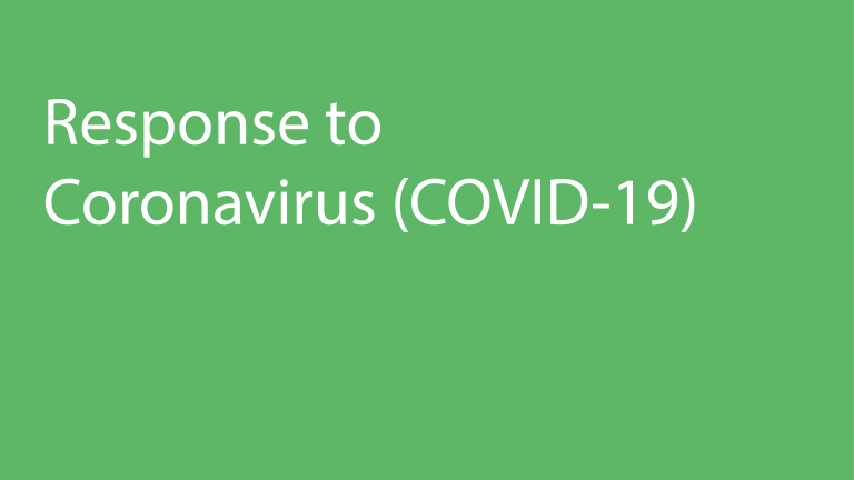Response to Coronavirus (COVID-19)