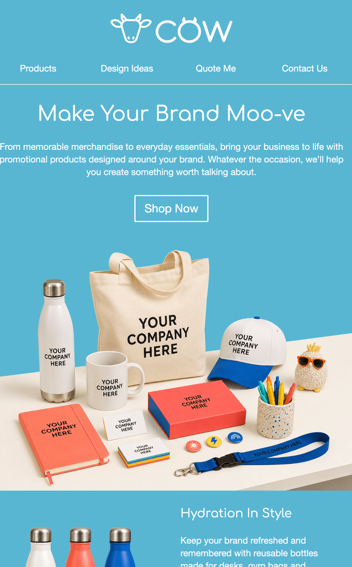Playful clothing and lifestyle email design