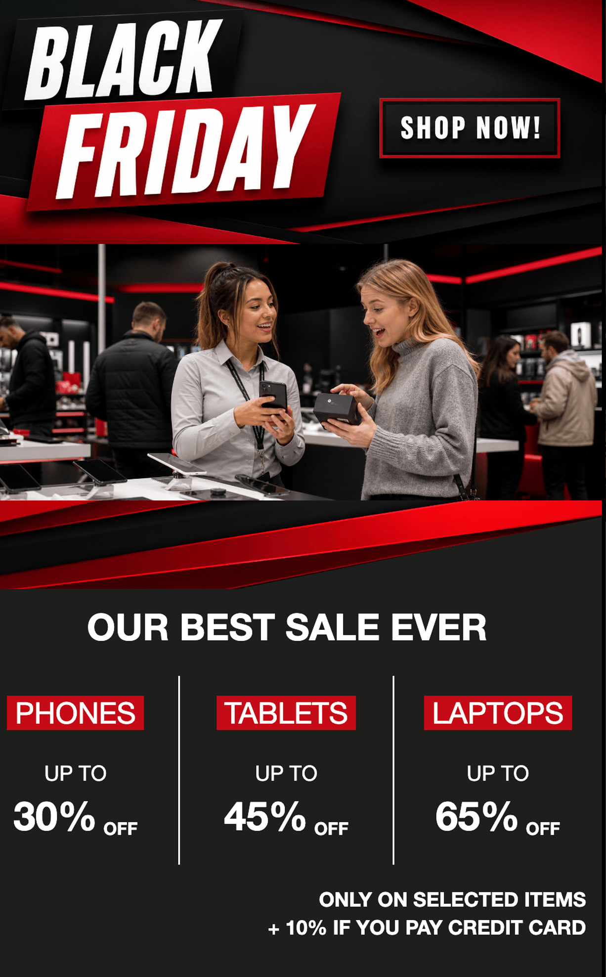 Black Friday Tech email template